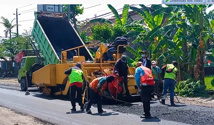 biaya pengaspalan jalan menteng