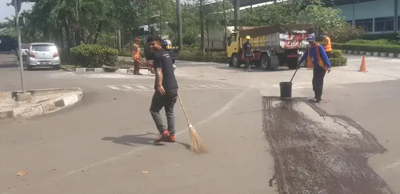 jasa aspal hotmix pasar rebo