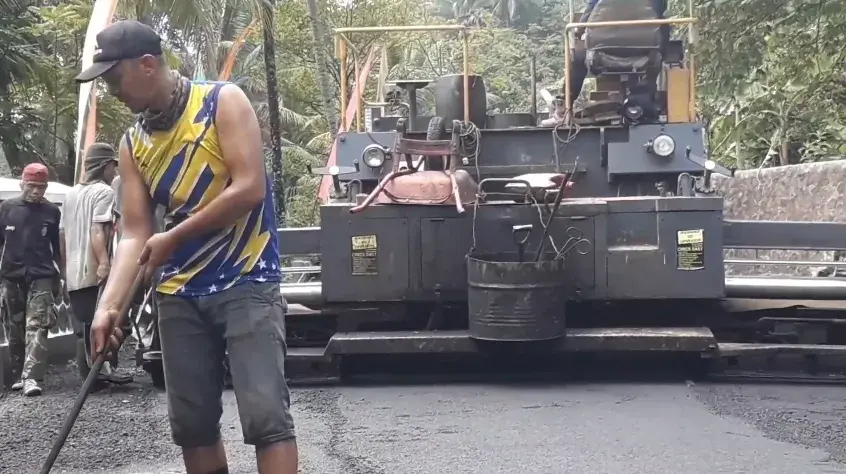 jasa aspal hotmix tambora